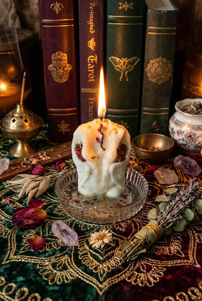 Female Winged Body Candles